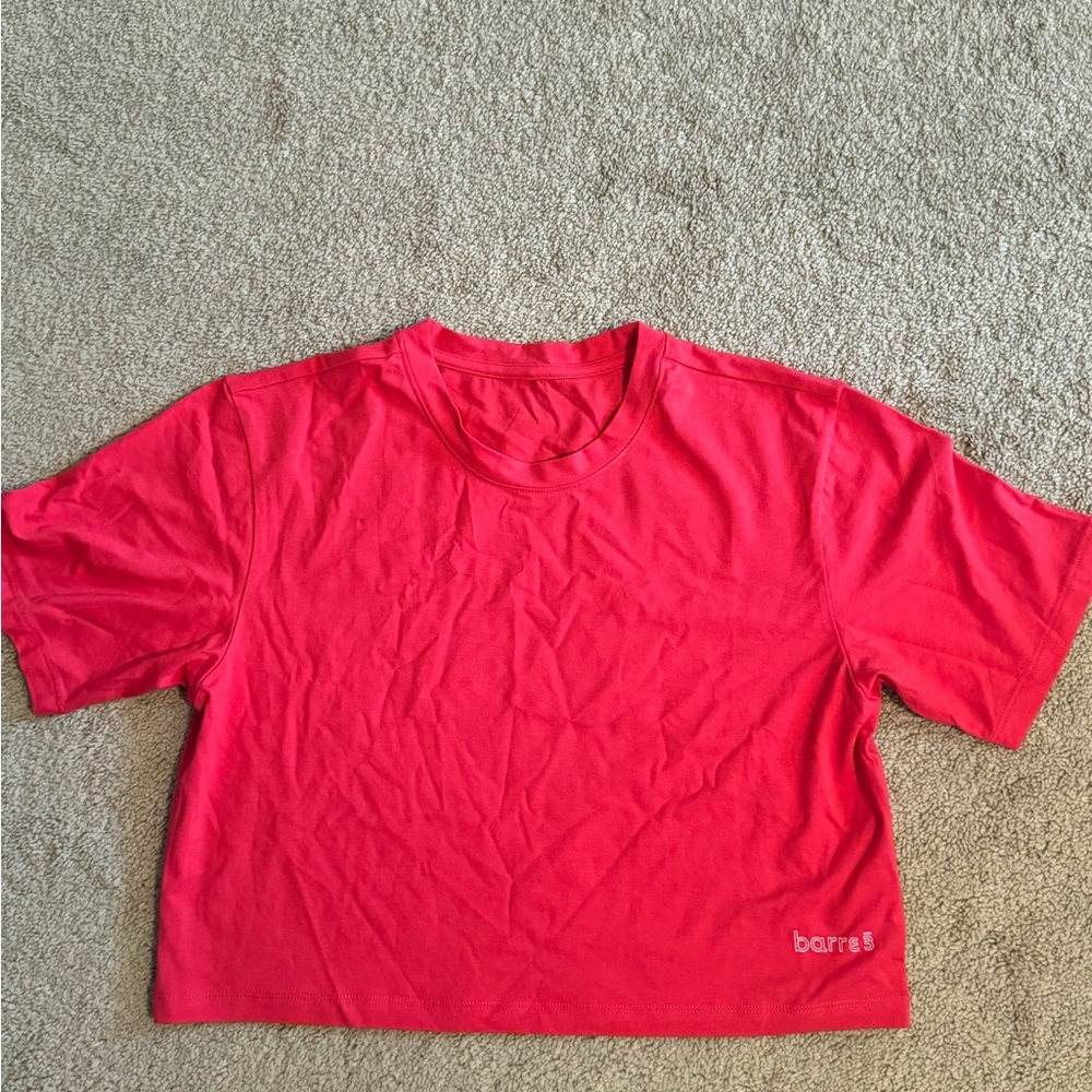 Barre3 x Beyond Yoga crop tee